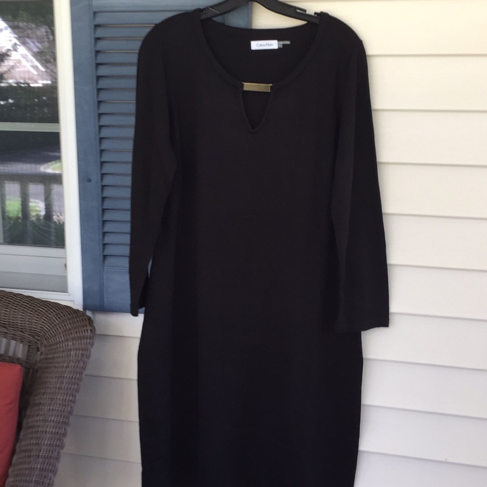 Calvin Klein knit Long Sleeve Dress 👗